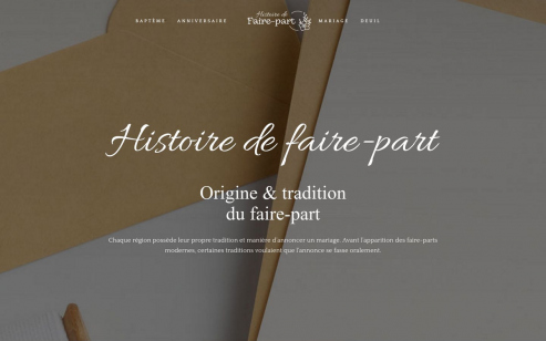 https://www.histoiredefairepart.fr